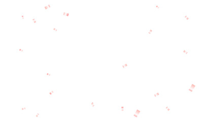 Vector pink confetti isolated festive background vector illustration.