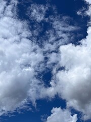 blue sky with clouds