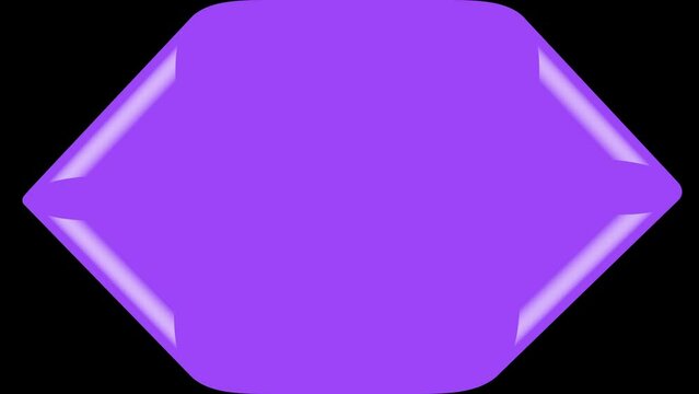 abstract purple folding animation