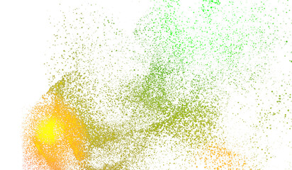 Burning multicolored sparks rise from fire ,Fire Particles