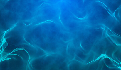 Fototapeta na wymiar 3D abstract digital technology blue light on blue gradient background.