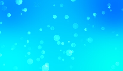 Abstract blue bright bokeh Space background Magic concept Light effect