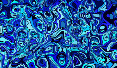 Twisted blue gradient liquid blur abstract backgrounds