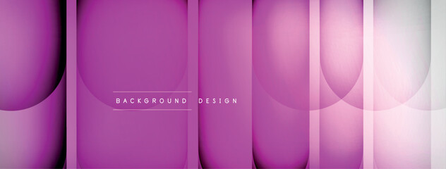 Light geometric abstract background with lines, circles