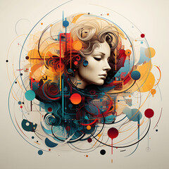 woman with hairstyle