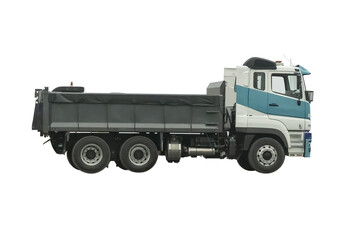 Obraz premium Cutout of an isolated construction lorry with the transparent png