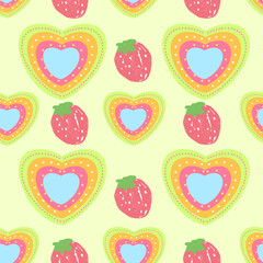 Gift wrapping paper. Tile seamless pattern. Vector illustration.