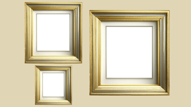 Picture frames, Photo picture frame png, antique gold frame, Polaroid png transparent background,
