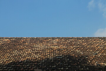 Cityscape with Blue Sky and Empty Open Space in High-Rise Architecture