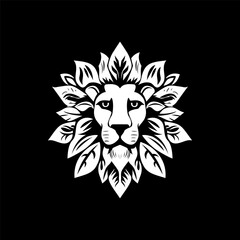 Majestic Mane Luxurious Lion Crest