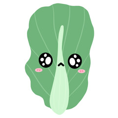 Cute Vegetable Character Mascot Kawaii Cartoon illustration Cute Food Cute Ingredient