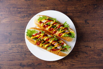 おいしいホットドッグ