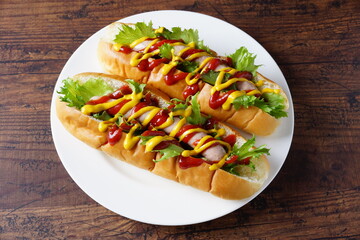 おいしいホットドッグ