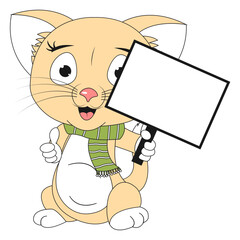 cute cat animal cartoon illustration