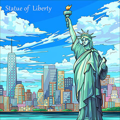 statue of liberty city © Art-76