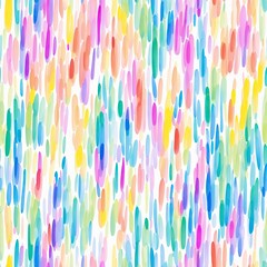 Abstract colored seamless pattern of multicolored lines. AI generated