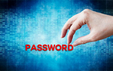 hand picking a password 