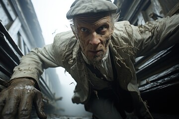 Obraz premium victorian horror action photography Mandatory view from the start