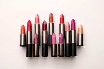 Obraz premium Assortment of lipsticks. AI generated