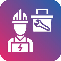 Vector Design Electrician Service Icon Style