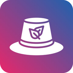Vector Design Farming Hat Icon Style
