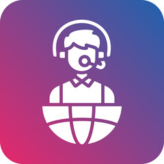 Vector Design Interpreter Icon Style