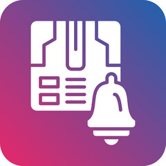 Vector Design Package Notification Icon Style