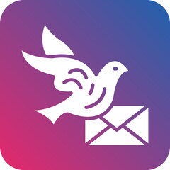 Vector Design Pigeon Post Icon Style