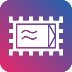 Vector Design Postage Stamp Icon Style