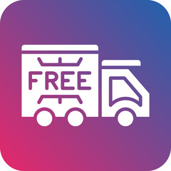 Vector Design Free Shipping Icon Style