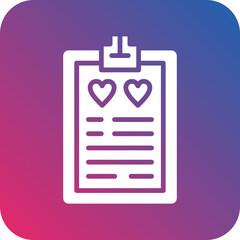 Vector Design Wishlist Icon Style