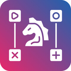 Vector Design Social Strategy Icon Style