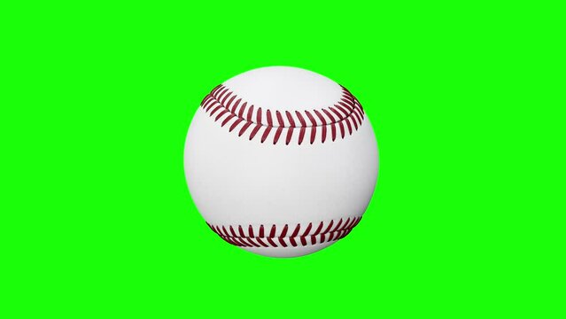 Loop Baseball ball 4k chromakey