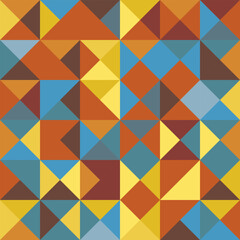 Vector abstract geometric cube and triangle angular colorful pattern. Background for layout design and poster