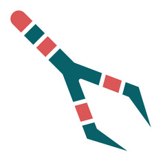 Obraz premium Vector Design Tweezers Icon Style