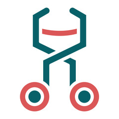 Vector Design Eyelash Curler Icon Style