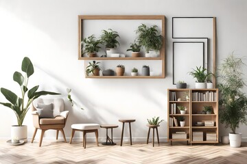 Fototapeta na wymiar modern living room with table