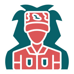 Vector Design Ghilie Suit Icon Style