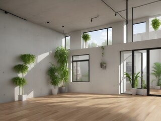 Fototapeta premium modern home interior