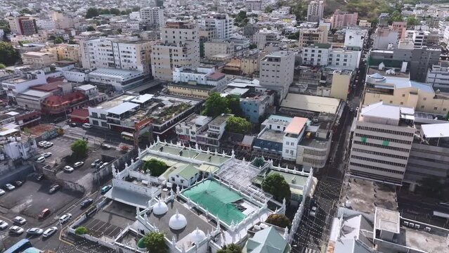 Jummah Masjid In The Center Of Port Louis, Mauritius, Aerial View