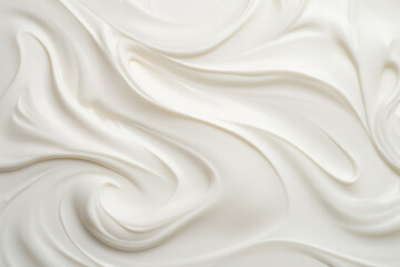 Abstract cream color on waves background, Generative AI.