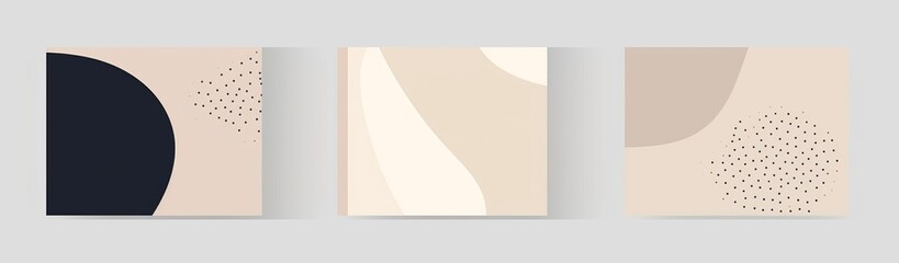 Modern elegant abstract universal background templates. Minimalist aesthetic, Generative AI