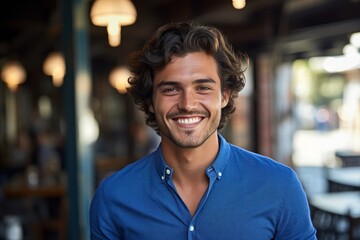 Fototapeta premium Business man smiling