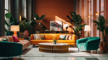 Modern restaurant interior