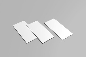 Trifold Brochure Blank Mockup