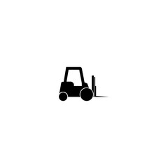  Forklift icon  isolated on white background