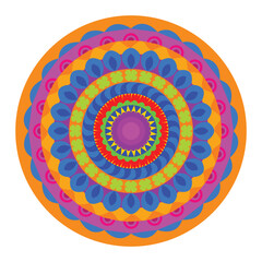 Mandela art vector pattern design