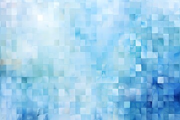 Abstract blue mosaic background