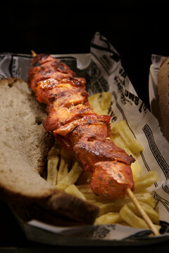 Detail of the food in the Food Trucks show at BEC (Bilbao Exhibi