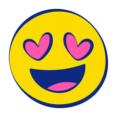 Loved 30 Grunge Emoticons Fill Style